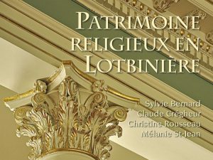 Patrimoine religieux en Lotbinière