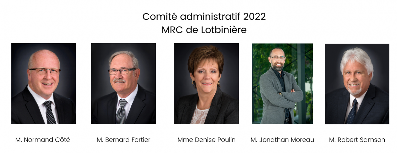 Le conseil de la MRC de Lotbinière adopte son budget 2022 et nomme les nouveaux membres de son comité administratif